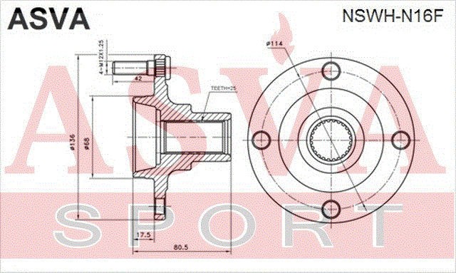СТУПИЦА [12] NSWH-N16F ASVA