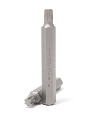 бита! TORX t40 L75мм, 10мм\ F1767540 FORSAGE TOOLS