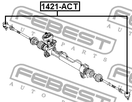 Наконечник рулевой 1421-ACT 1421-ACT FEBEST