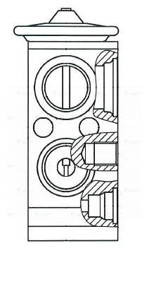 Клапан расш. кондиционера (ТРВ) для а/м Hyundai Solaris/Kia Rio (10-) LTRV 0814 LUZAR