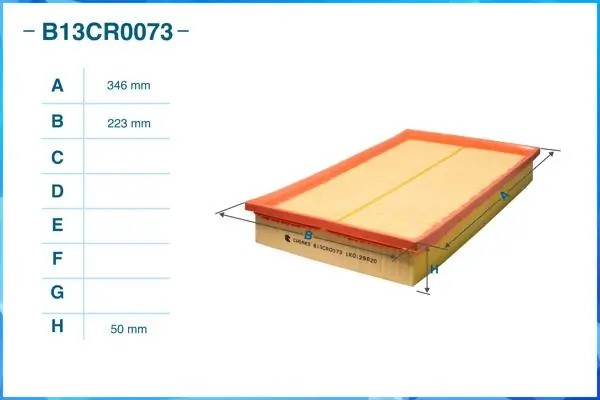 Фильтр воздушный B13CR0073 B13CR0073 CWORKS