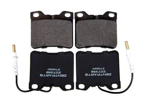 колодки дисковые задние! Peugeot 406 1.8-3.0/1.9TD/2.0HDi/2.1TD 95-04/607 all 00 Z07398 ZENTPARTS