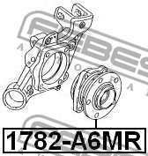 Ступица 1782-A6MR 1782-A6MR FEBEST