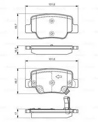 TOYOTA VERSO (2009>) 0 986 494 404 BOSCH