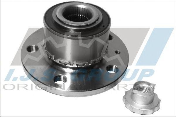 к-кт подшипника ступицы передней со ступицей\ Audi A2, Skoda Fabia 00> ABS 101143 IJS GROUP