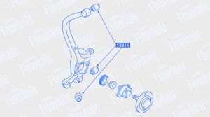 Сайлентблок заднего кулака верхний Sonata 99- SB816 SB816 FINWHALE