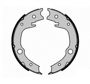 S83551 колодки барабанные ручника!\ Toyota Avensis 1.8-2.4/Corolla/Yaris 1.4-1.8 S 83 551 BREMBO