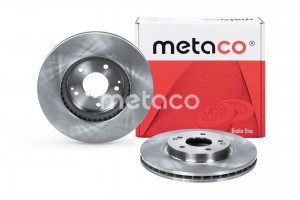 Диск тормозной передний вентилируемый 3050042 METACO