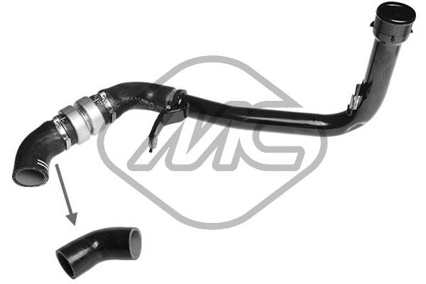 ПАТРУБОК ТУРБИНЫ CITROEN  JUMPER II BOXER METALCAUCHO 99139 METALCAUCHO