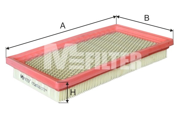 фильтр воздушный!\ Nissan Note/Micra 1.6 05>/Qashqai 1.5DCi/Tiida 1.6/1.8 07> K7045 MFILTER AUTOMOTIVE FILTERS