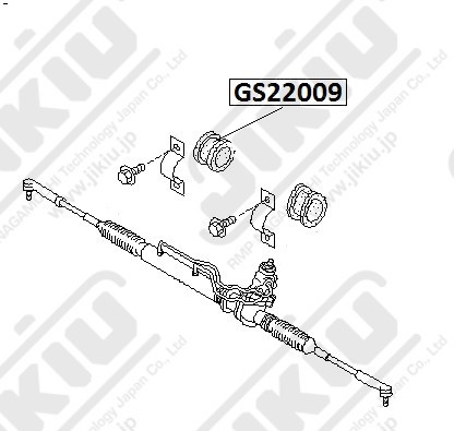 Втулка рулевой рейки NISSAN PRIMERA P10 GS22009 GS22009 JIKIU