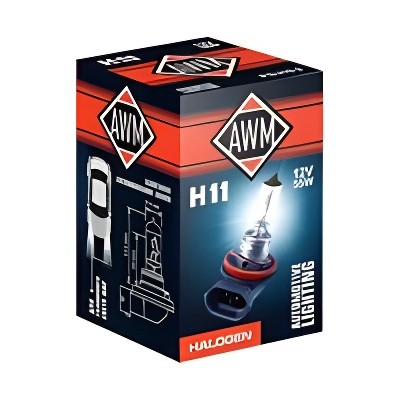 Лампа галогенная H11 12V 55W "AWM" 410300013 AWM