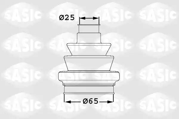 Пыльник ШРУСа внутренний OPEL ASTRA G, H 1906035 1906035 SASIC