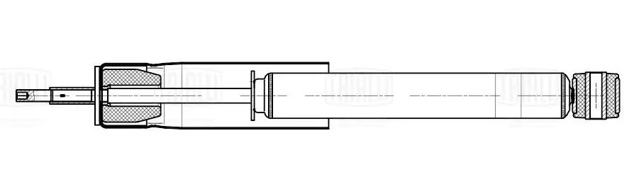 Амортизатор Honda Fit (01-) задн. (AG 23510) AG 23510 TRIALLI
