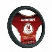 Оплетка руля (L) 39-41см кожа натуральная AUTOPROFI AP265BKL AUTOPROFI