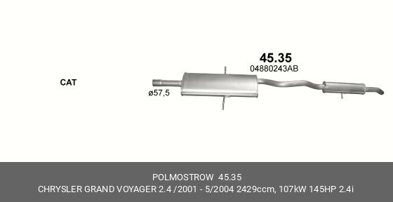 Глушитель 45.35 POLMOSTROW