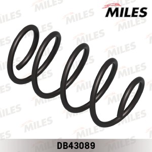 Пружина передней подвески HUYNDAI SOLARIS/KIA RIO (АКПП) 11- (LESJOFORS 40 372 6 DB43089 MILES