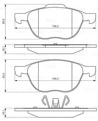 FORD FOCUS II/III, MAZDA 3, VOLVO S40 0 986 495 215 BOSCH