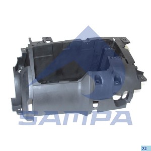 Корпус фары правый (новый вариант) Volvo FH 18300015 SAMPA