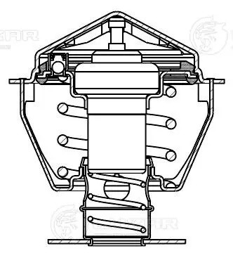 Термостат для а.м Ford Maverick (01-),Mazda MPV (99-) 2.5i,3.0i (87°С) (термоэл. LT1031 LUZAR