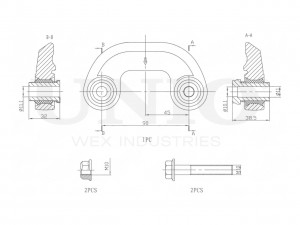 Стойка стабилизатора передняя левая SSP-50098 UNIO