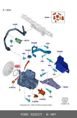 КОЛЬЦО 5232271 5 232 271 FORD