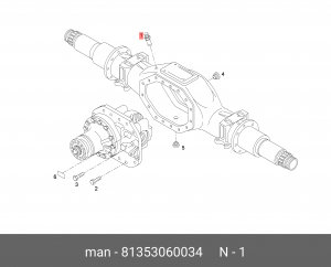 Фитинг 81353060034 MAN