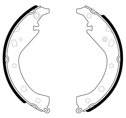 Колодки барабанные TOYOTA ALLION 1.8 2001 - 2007 TOYOTA SIENTA 1.5 2003 - 2015 T BS21358 SB NAGAMOCHI
