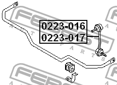 NISSAN MURANO (2004>) TEANA - C 05/2007 0223-016 FEBEST