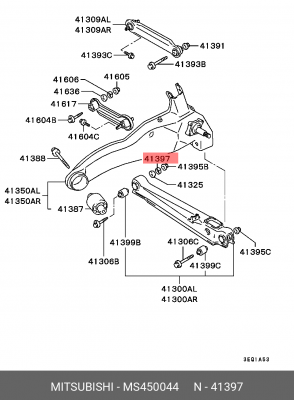 шайба пружинная! D12\ Mitsubishi MS450044 MITSUBISHI