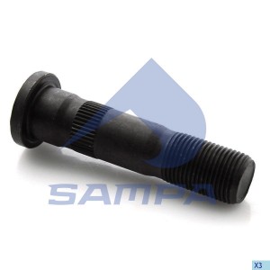 Шпилька колеса RENAULT Midlum (М18х1.5х80мм) SAMPA 078110 SAMPA