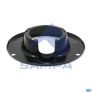 Щиток ROR барабана тормозного пылезащитный (на сторону, 350x200мм) SAMPA 085.043 SAMPA