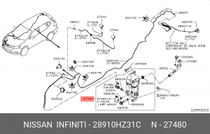 БАЧОК ОМЫВАТЕЛЯ РАСШ 28910-HZ31C 28910-HZ31C NISSAN