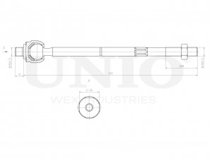 Тяга рулевая SSP-30039 UNIO