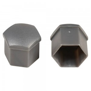 Колпачки на колесные болты/гайки 19 мм, серые матовые, пластик, 20 шт.+ съёмник  AWBN15 AIRLINE