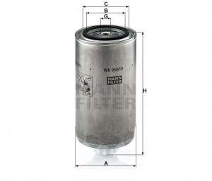 Фильтр топливный WK950/19 WK95019 MANN FILTER