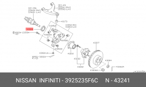 ПЫЛЬНИК ВАЛА 39252-35F6C 39252-35F6C NISSAN