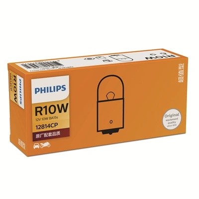 Лампа 12V R10W BA15s PHILIPS 12814CP PHILIPS