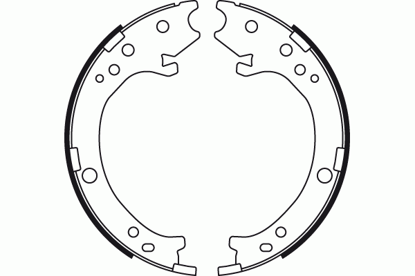 GS8779 колодки барабанные ручника\ Honda CR-V 2.0/2.2CTDi 02-06 GS8779 TRW