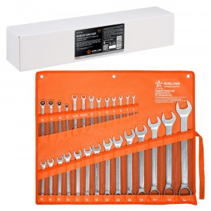 Набор ключей универсальный PRO 27пр. (комб. 6-36мм, комб. с трещоткой 8,10,12,13 AT-27-46 AIRLINE