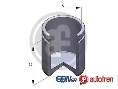 поршень суппорта! d.51\ Fiat Ducato 2.3 02>, MB Sprinter 06>, VW Crafter 30-50 0 D025576 AUTOFREN SEINSA