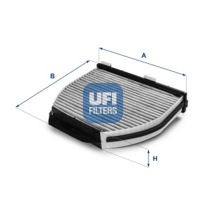 Фильтр салонный MERCEDES C W204, E W212 54.163.00 54.163.00 UFI