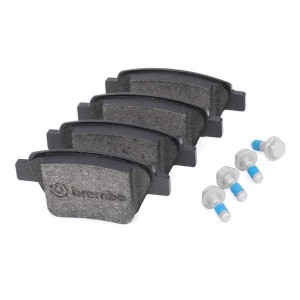Колодки тормозные VW Golf 6,Jetta AUDI A1,A3 SKODA Octavia,Superb (10-) задние ( P85114X BREMBO