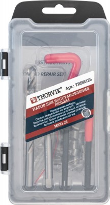 набор для восстановления резьбы M8x1.25! 25 пр.\ TRIS8125 THORVIK