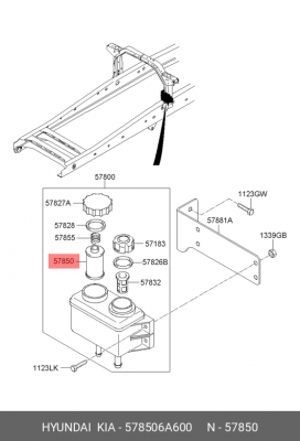 Фильтр масляный HYUNDAI HD120,AeroTown бачка ГУР OE 578506A600 HYUNDAI KIA