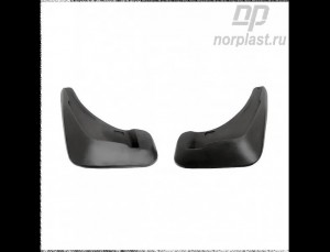 Брызговик RENAULT Logan (X52) (14-) задний комплект NORPLAST NPL-BR-69-24B NORPLAST