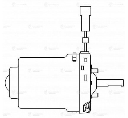 Мотор отопителя МАЗ,КАМАЗ,ГАЗ 24V LUZAR LFH 0307 LUZAR