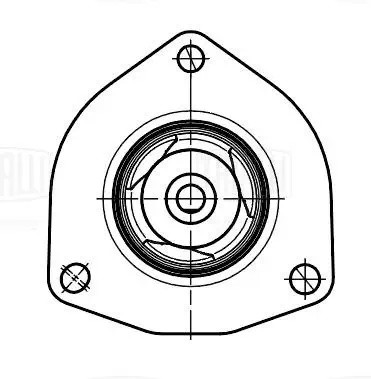 Опора амортизатора переднего с подшипником SA 1451 TRIALLI