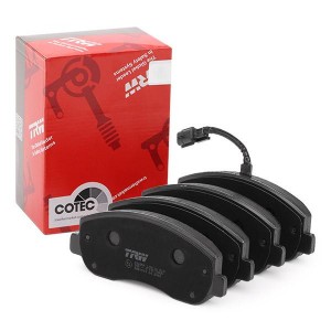 Колодки тормозные RENAULT Master 2 передние (4шт.) TRW GDB1910 TRW