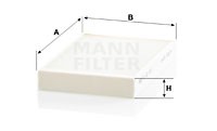 MERCEDES BENZ VITO (447) (2014>) НЕ УГОЛЬНЫЙ CU22016 MANN FILTER